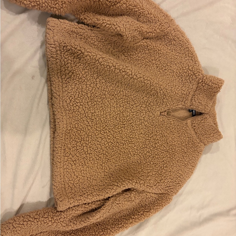 Fashion Nova two piece set. Teddy bear material.